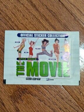 SPICE GIRLS SPICEWORLD the Movie Official Sticker Collection Sealed Pack